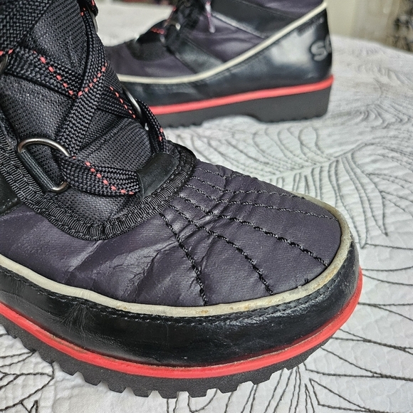 GUC Sorel Tivoli 2 Winter Snow Boot Black Women 6 - Picture 5 of 16